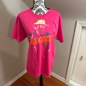 NWOT Post Malone Posty cowboy T Shirt size M band tee pop hip hop rap country